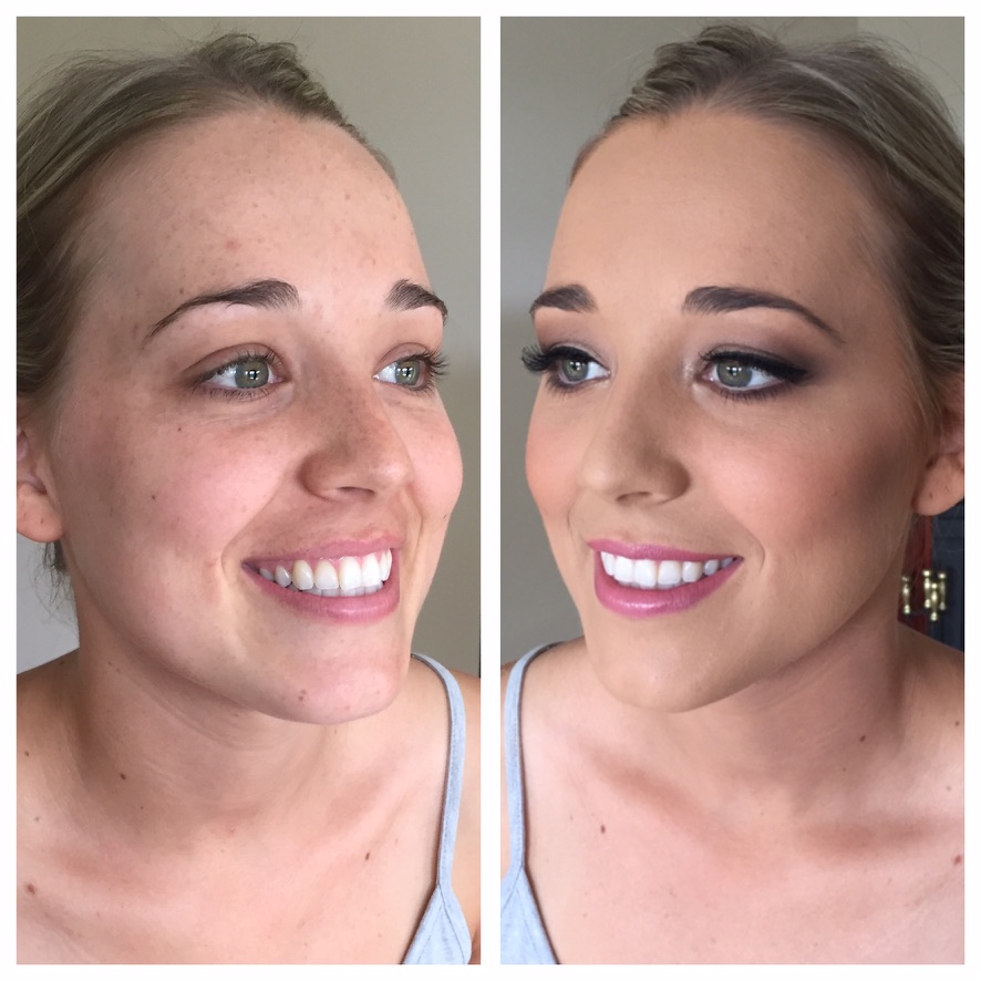 Before and After Makeup by Tania de Ross