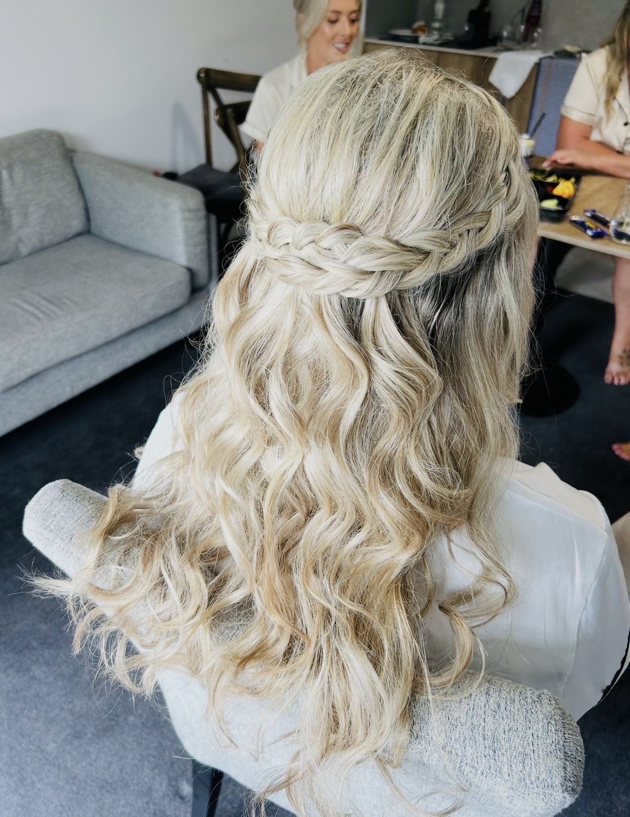 Half up Half Down Hair by Tania de Ross