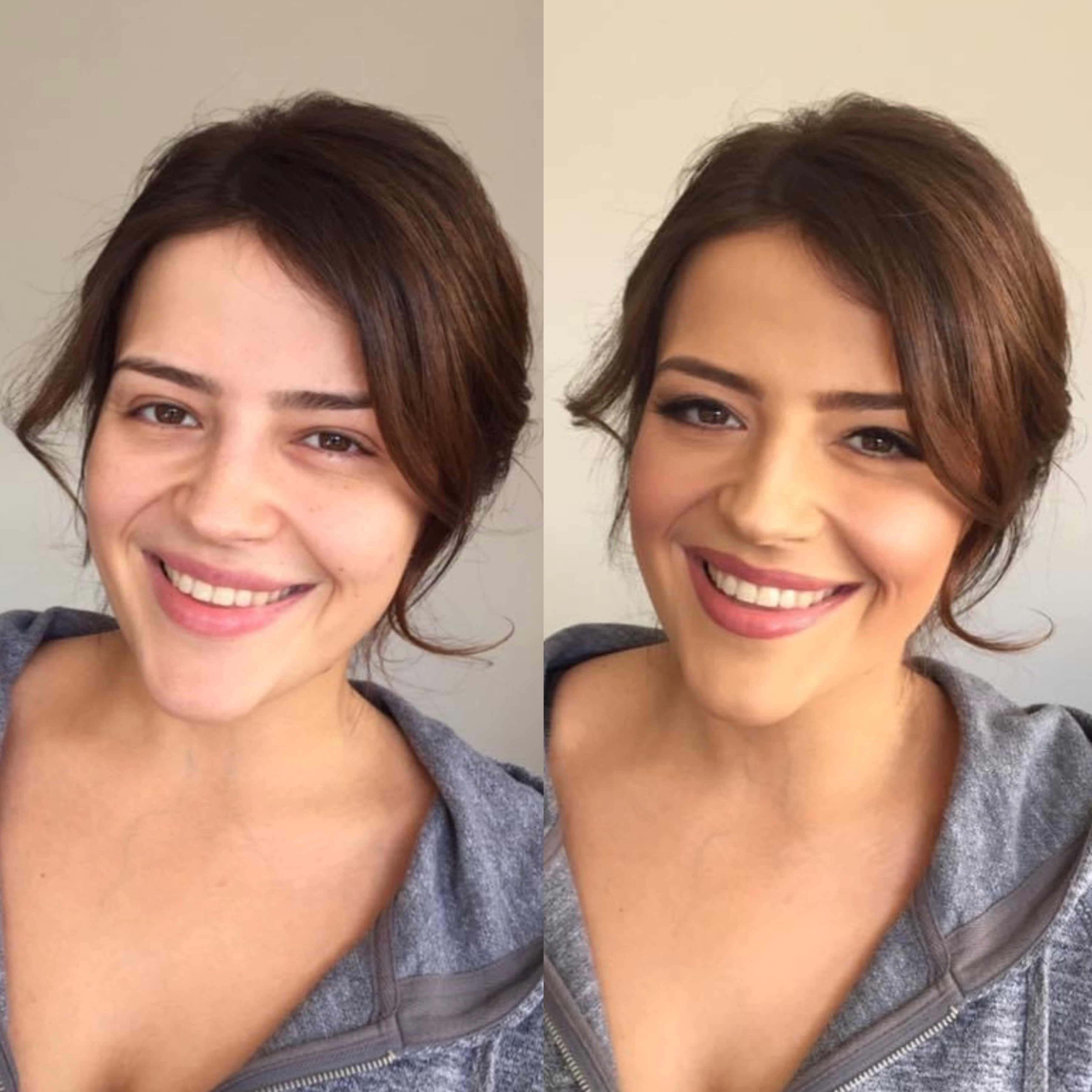 Before and After Makeup by Tania de Ross