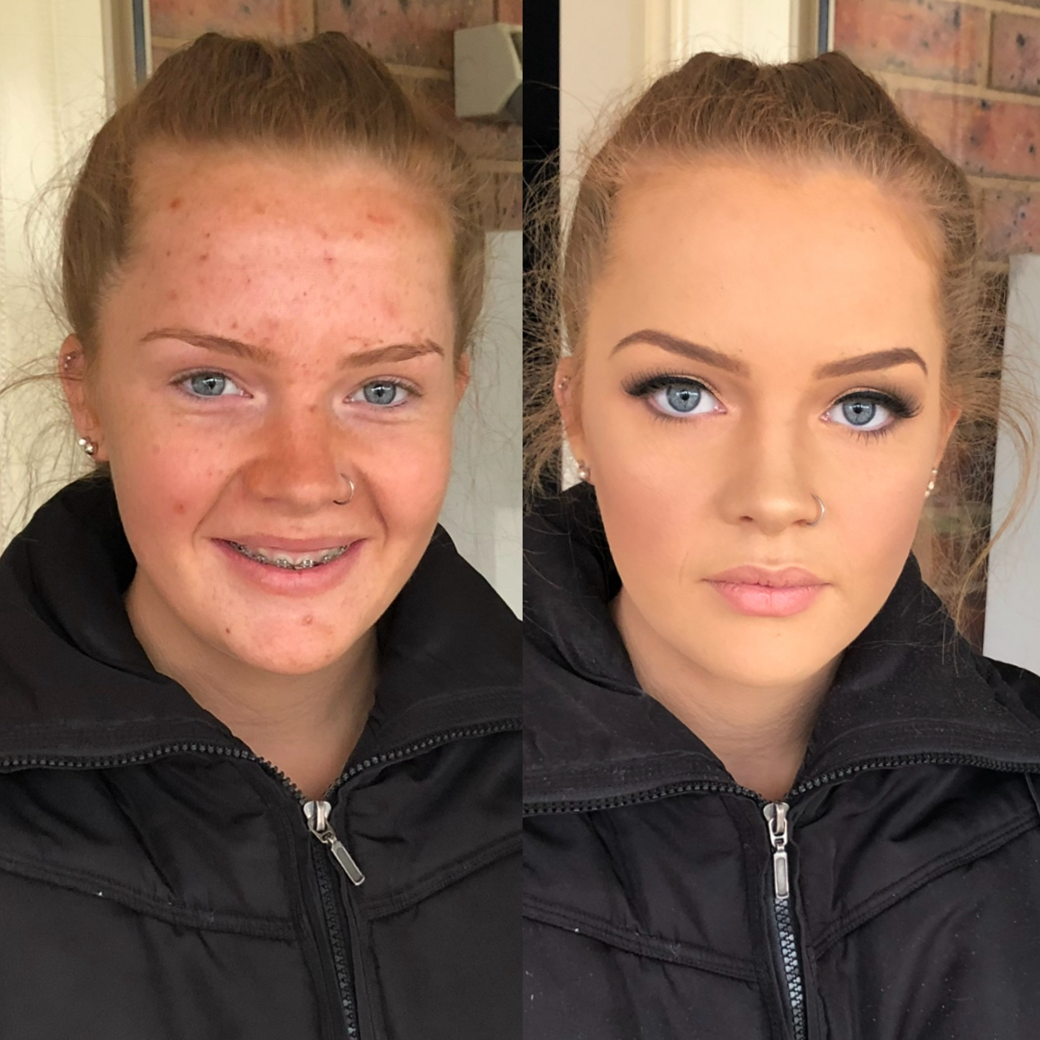 before and After Makeup by Tania de Ross